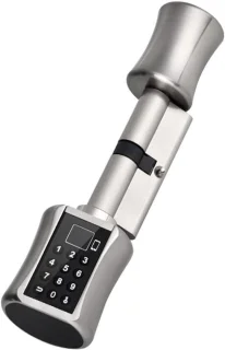 Slim digitaal deurslot zilver
