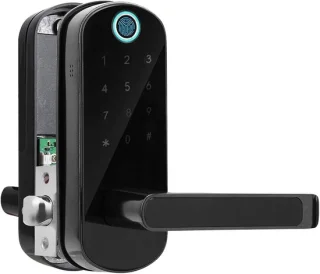 Slim digitaal deurslot zilver