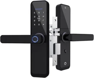 Slim Digitaal Deurslot Zilver