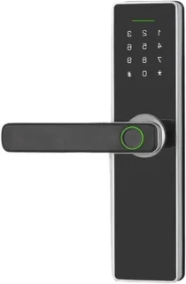 Slim elektrisch deurslot zilver