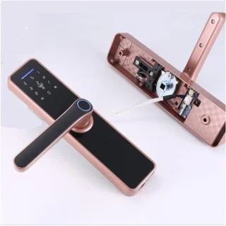 Slim Elektronisch Deurslot 35-50mm Goud