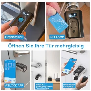 Slim Elektronisch Deurslot 50-100 mm