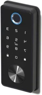 Slim elektronisch deurslot 6 stuks zwart