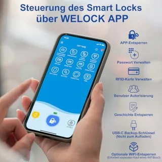 Slim elektronisch deurslot