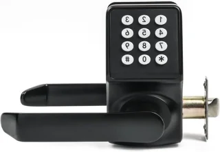 Slim Elektronisch Deurslot - Mat Zwart - 35-55 mm