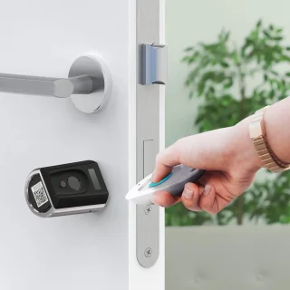 Slim elektronisch deurslot - wit