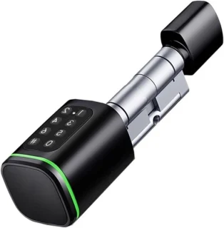 Slim elektronisch deurslot - zilver