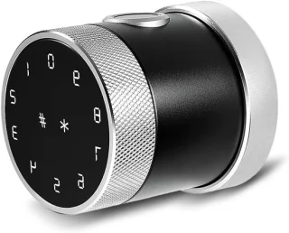 Slim elektronisch deurslot - zilver