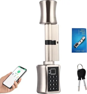 Slim Elektronisch Deurslot - Zilver