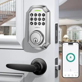 Slim Elektronisch Deurslot Zilver