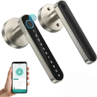 Slim Elektronisch Deurslot Zilver