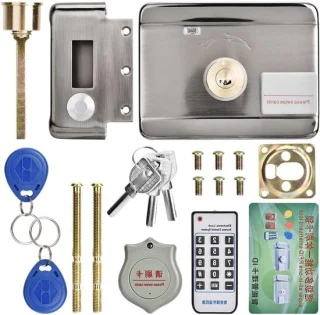 Slim elektronisch deurslot zilver