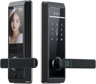 Slim Elektronisch Deurslot Zwart 38-120 mm