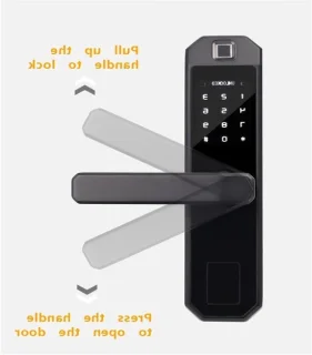 Slim Elektronisch Vingerafdrukslot Noir