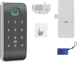 Slim lade slot - elektronisch kastslot - zilver