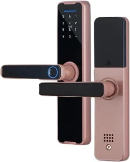 Slim Slot Biometrisch Deurslot 10mm Zilver