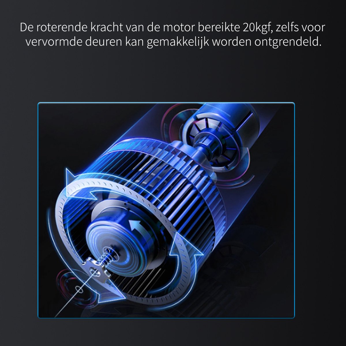 Slim slot deur draadloos cilinder 30/35 grijs/zwart