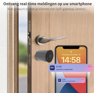 Slim slot draadloos 35/35 grijs/zwart met keypad en gateway
