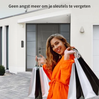 Slim slot draadloos cilinder 30/40 grijs/zwart met gateway