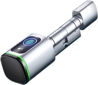 Slim Slot - Elektronisch Deurslot - 60-110 mm - Zilver/Zwart