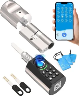 Slim Slot elektronisch deurslot zilver