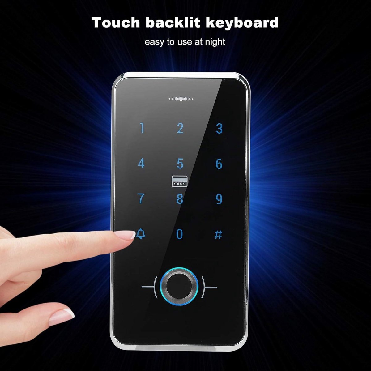 Slim Vingerafdruk Deurslot IP68 Touchscreen