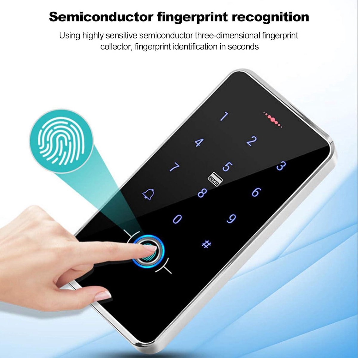 Slim Vingerafdruk Deurslot IP68 Touchscreen