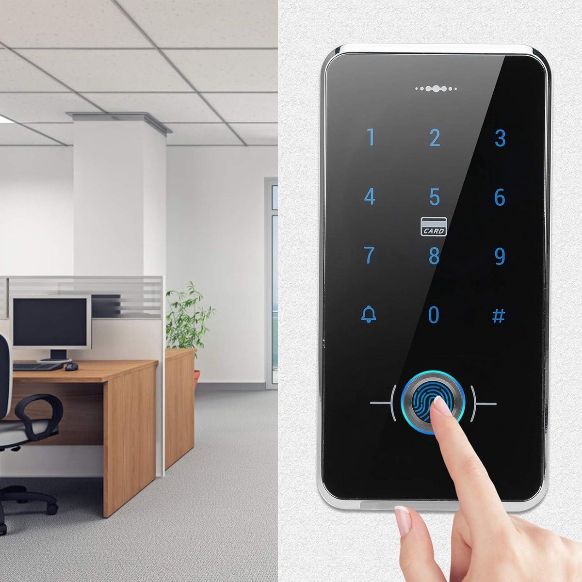 Slim Vingerafdruk Deurslot IP68 Touchscreen