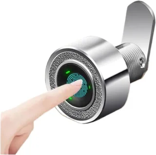 Slim vingerafdrukslot elektronisch kastslot zilver