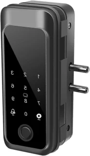 Slim vingerafdrukslot houtkleur