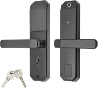 Slim Vingerafdrukslot - Zwart (35–50 mm)
