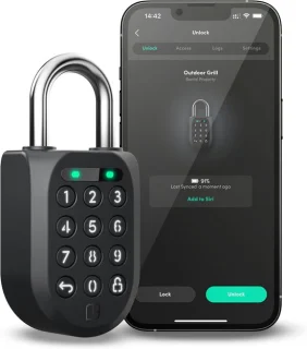 Slimme cijferslot met Bluetooth - SnelShoppen