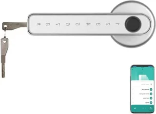 Slimme Deurgreep Elektronisch Deurslot - Zilver