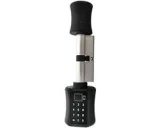 Slimme deurhendel cilinder 80 mm zwart