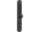 Slimme deurhendel met vingerafdrukslot - 270 mm handgreep, zwart