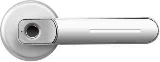 Slimme deurknop met vingerafdrukslot - zilver
