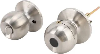 Slimme deurknop zilver