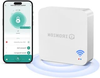 Slimme gateway deur hub 38 mm wit