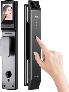 Smart deurslot digitaal zwart