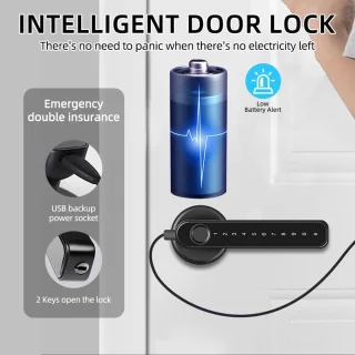 Smart Deurslot Vingerafdruk met Toetsenbord