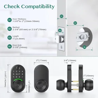 Smart Deurslot Voordeur - Elektronisch Deurslot