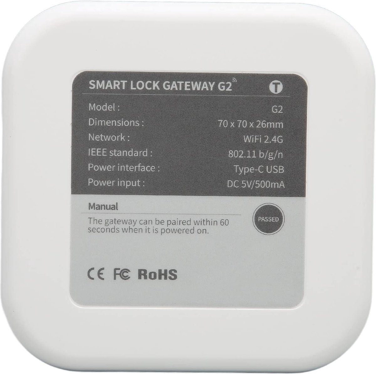 Smart Door Lock WiFi Gateway TTLock Voice Control