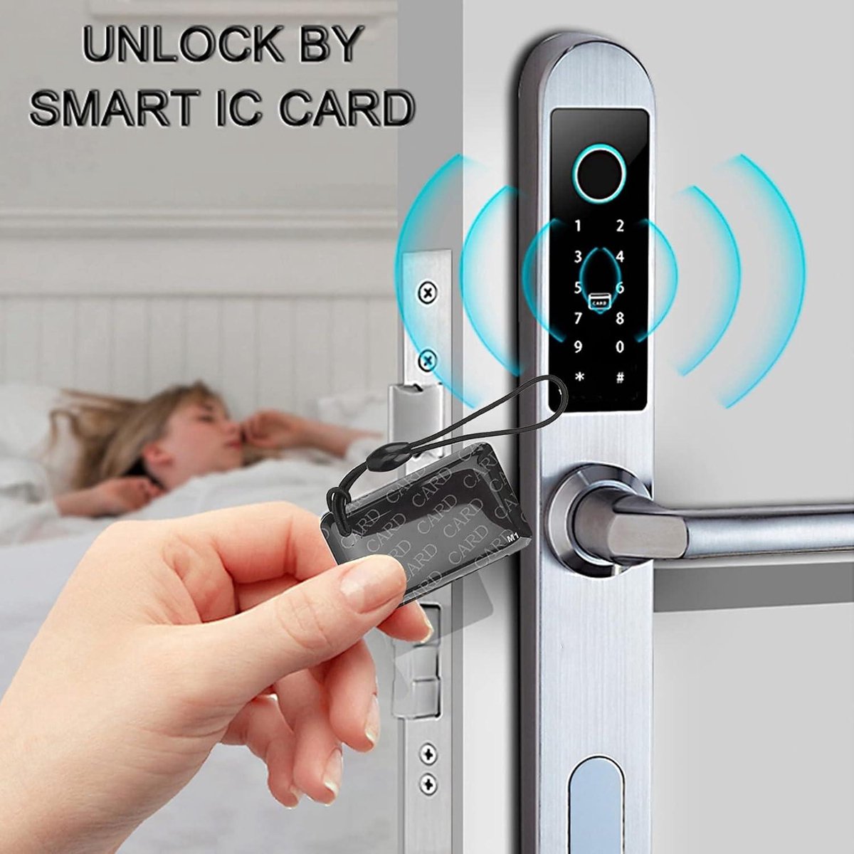 Smart Doorbolt Elektronisch Vingerafdrukslot Waterdicht