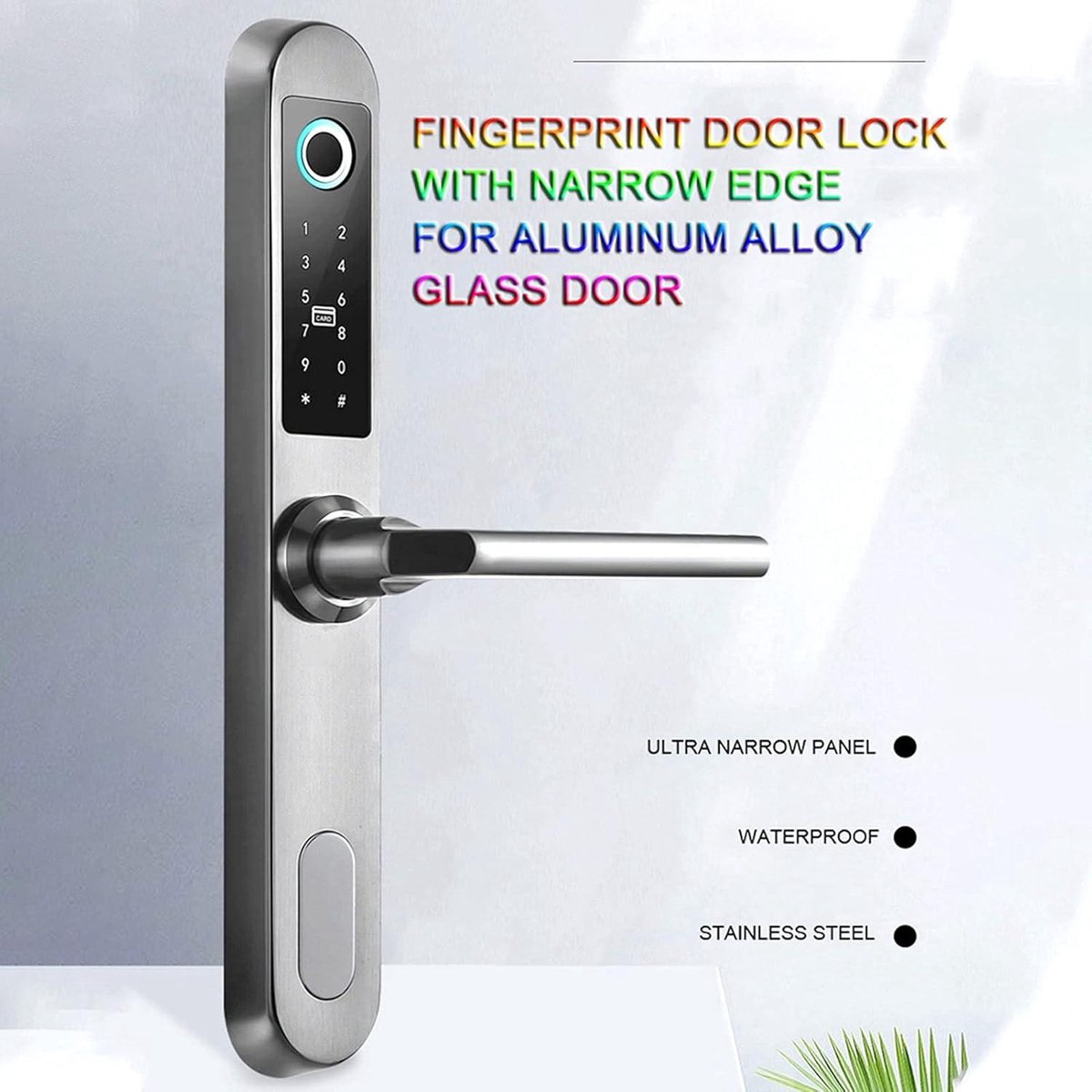 Smart Doorbolt Elektronisch Vingerafdrukslot Waterdicht