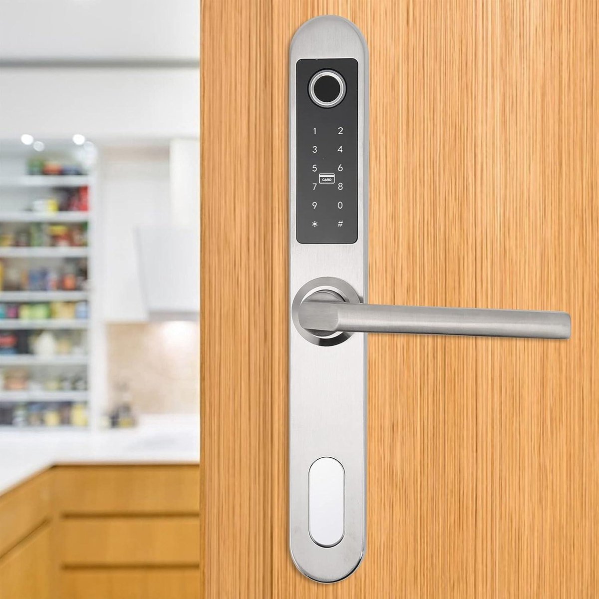 Smart Doorbolt Elektronisch Vingerafdrukslot Waterdicht