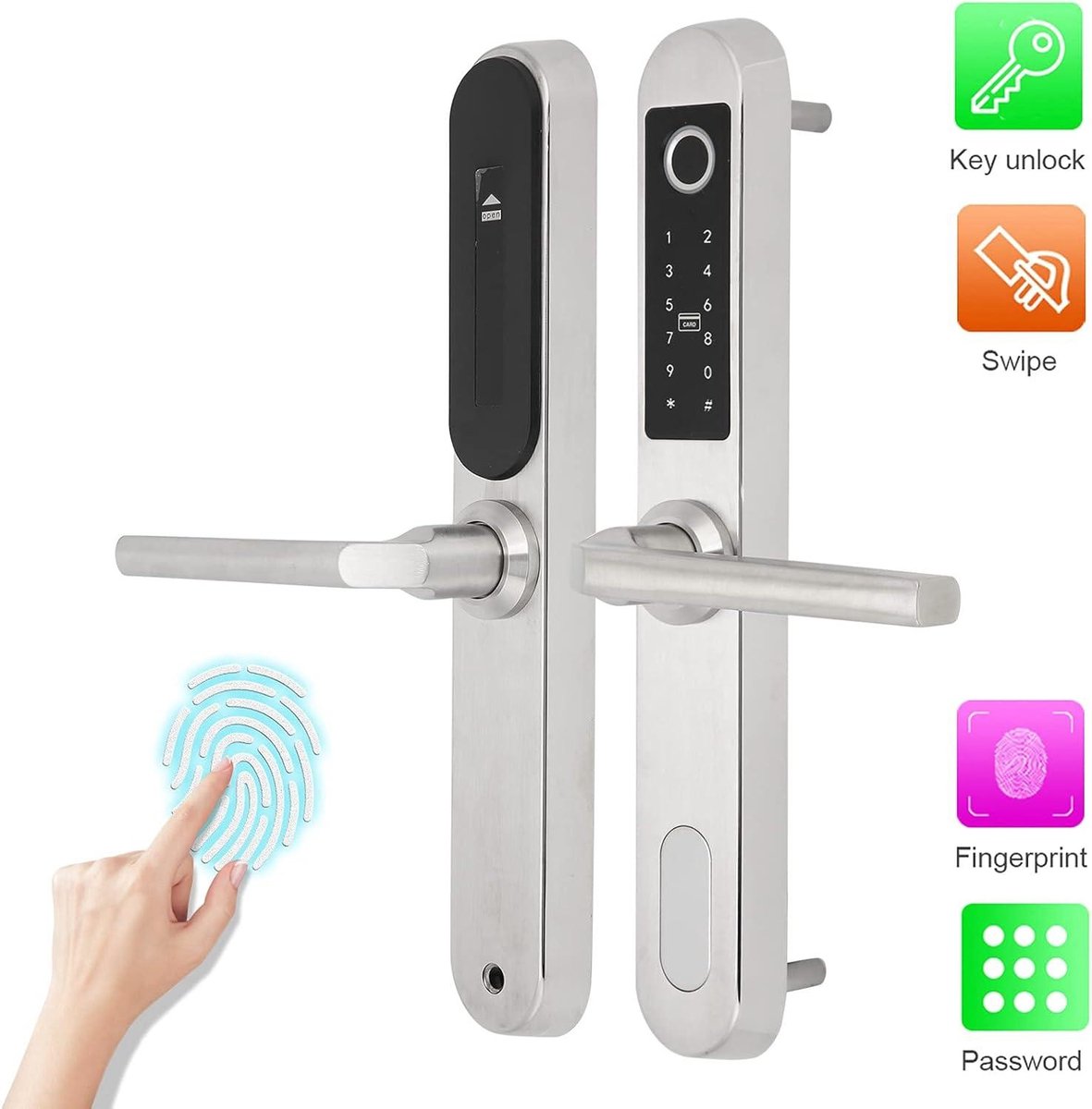 Smart Doorbolt Elektronisch Vingerafdrukslot Waterdicht