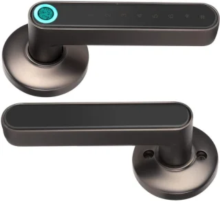 Smart Dörrhandtag deurkrukslot (zwart)