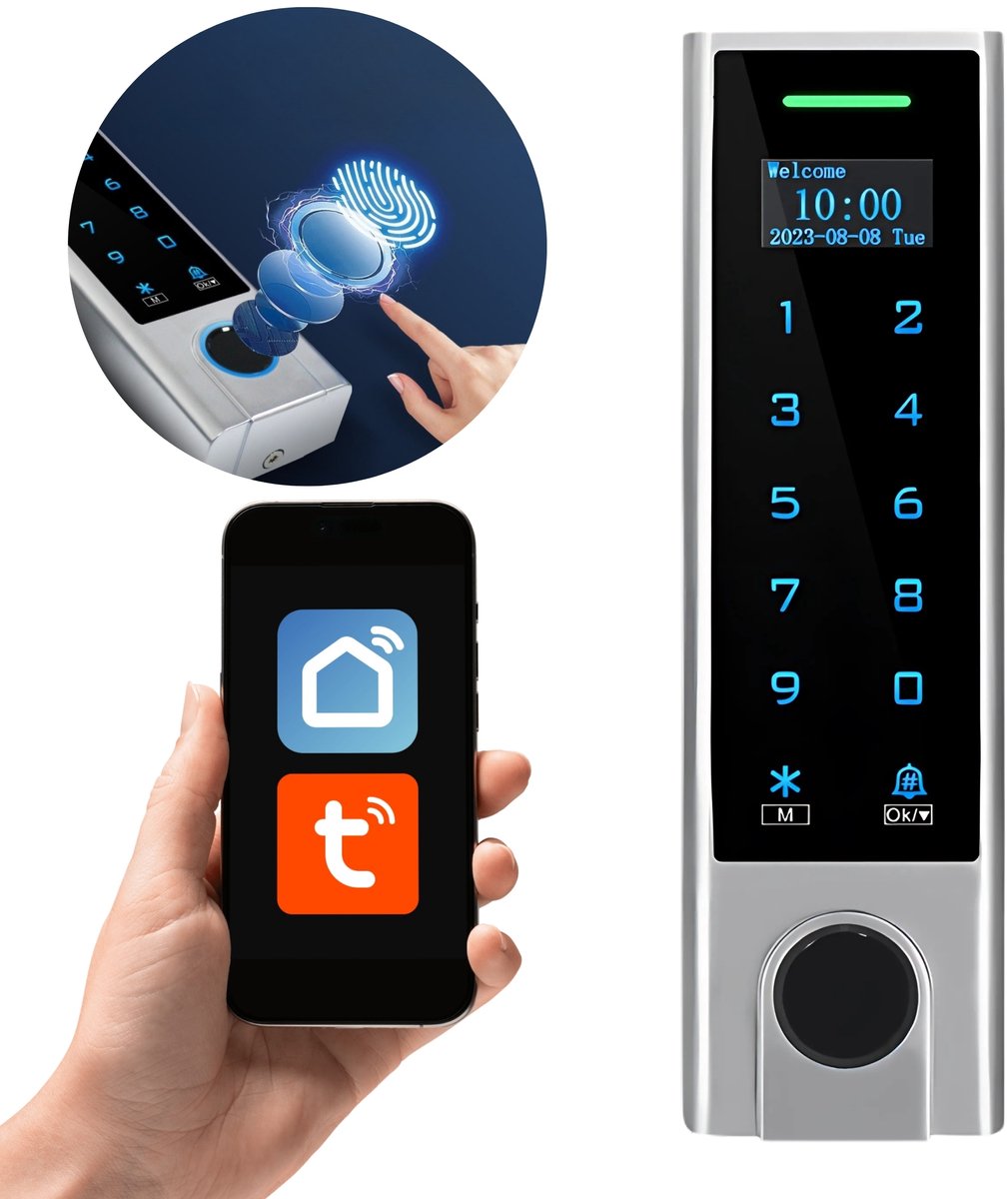 Smart Elektronisch Deurslot met Display en WiFi