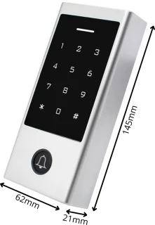 Smart elektronisch WiFi slot met aanraakscherm en afstandsbediening