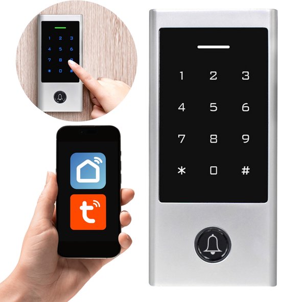 Smart elektronisch WiFi slot met aanraakscherm en afstandsbediening